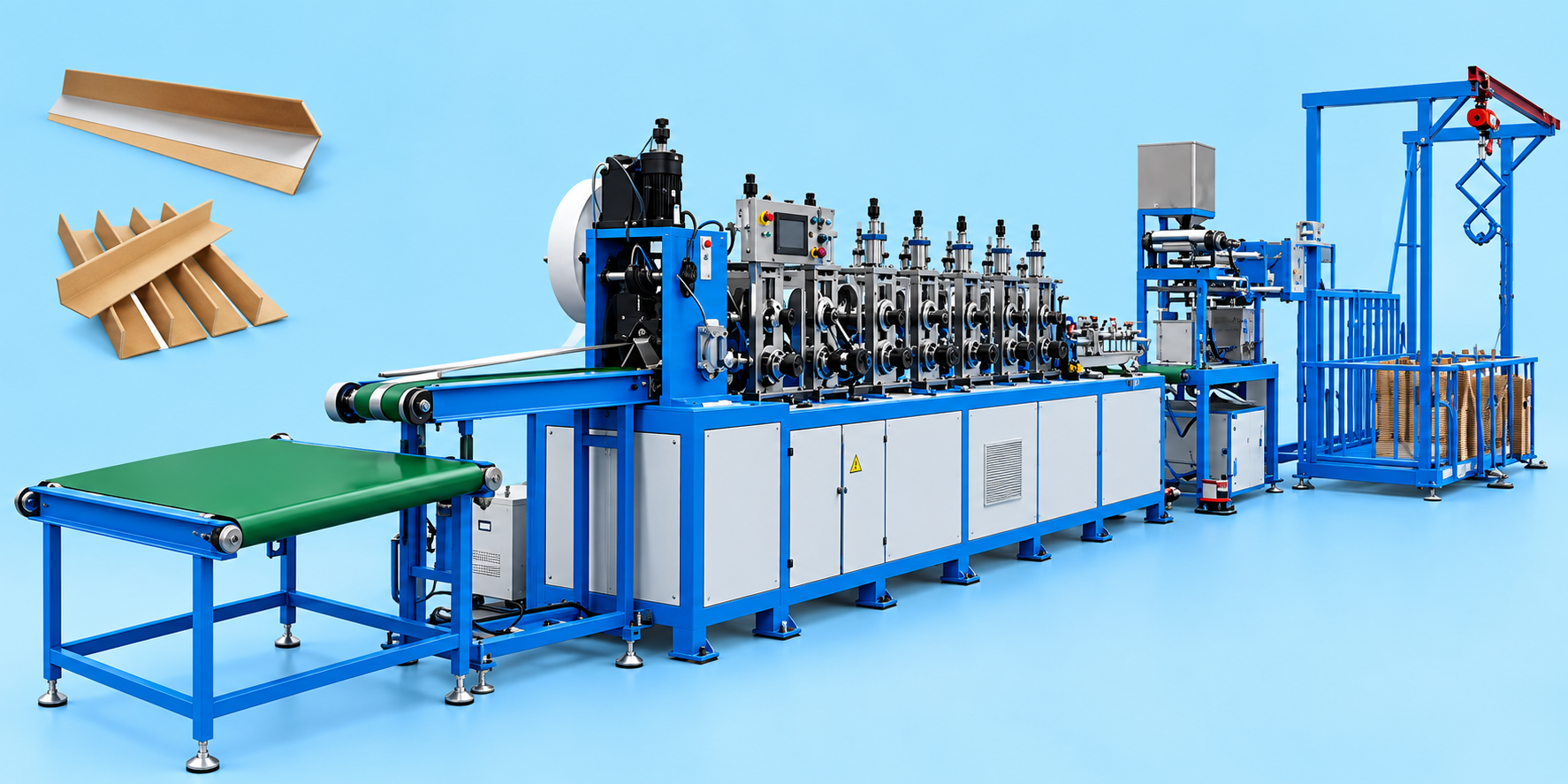 Pack India automatic edge board production machine